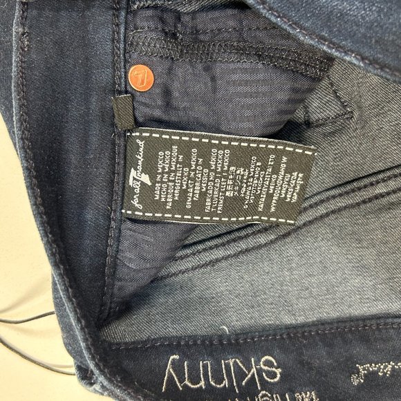 7 For All Mankind High Rise Ankle Skinny - Picture 3 of 4